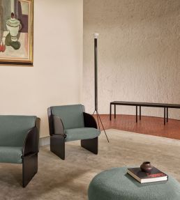 Infinity Boucle Fabric by Zimmer + Rohde Warm Light Grey