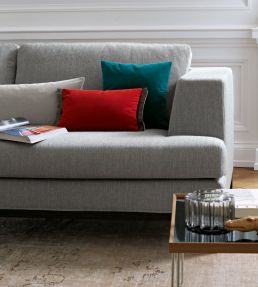 Infinity Linen Look Fabric by Zimmer + Rohde Fossil Grey