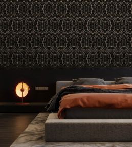 Infinity Strokes Wallpaper by Coordonne Black