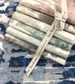 Ink Blot Fabric by Ian Sanderson Smoke