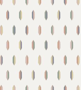 Inlay Wallpaper by Cole & Son Soft Multi & Gold on Cream