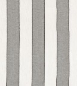 Intaglio Stripe Fabric by Thibaut Charcoal