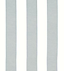 Intaglio Stripe Fabric by Thibaut Spa Blue