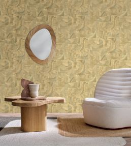 Intarsia Wallpaper by Casamance Cactus