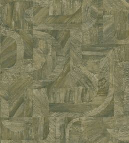 Intarsia Wallpaper by Casamance Kaki