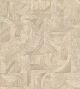 Intarsia Wallpaper by Casamance Sable