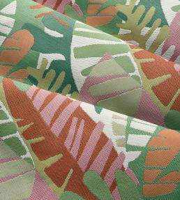 Ipanema Fabric by Thibaut Pool and Spice