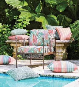 Ipanema Fabric by Thibaut Cornflower and Peony