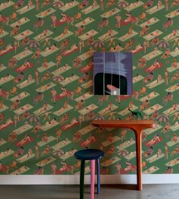 Ipanema Wallpaper by Tres Tintas Verde