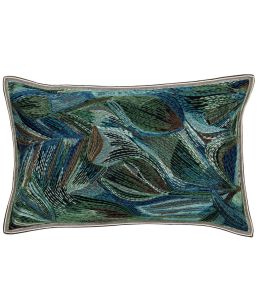 Iridis Cushion 30 x 50cm by Maison Casamance Multico Bleu