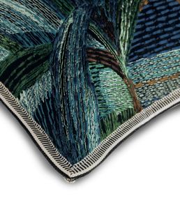 Iridis Cushion 30 x 50cm by Maison Casamance Multico Bleu