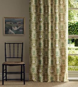 Iris & Rose Fabric by Morris & Co Gold
