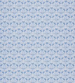 Iris Meadow Cotton Fabric by GP & J Baker Blue