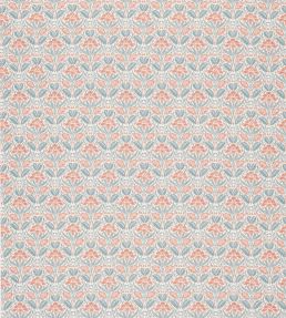 Iris Meadow Cotton Fabric by GP & J Baker Teal