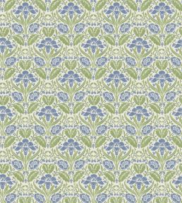 Iris Meadow Wallpaper by GP & J Baker Blue/Green