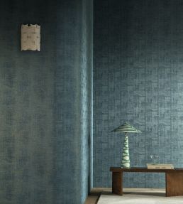 Irisor Wallpaper by Casamance Grege/Dore