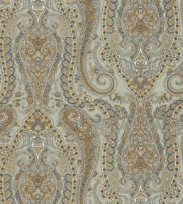 Isabella Paisley Wallpaper by Schumacher Mineral