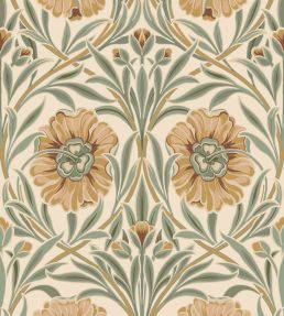 Isadora Wallpaper by Casamance Ivoire/celadon