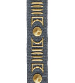 Isadore Embroidered Braid 45mm Trimming by Houles 9600