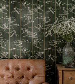 Ischgl Wallpaper by MINDTHEGAP Taupe