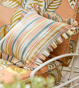 Ishi Outdoor Fabric by Sanderson Hibiscus/Botanical Green