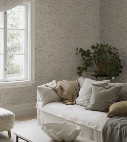 Isidor Wallpaper by Borastapeter Linen
