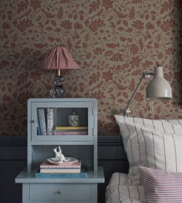 Isidor Wallpaper by Borastapeter Wine