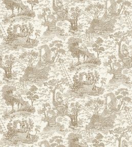 Islet Hoping Toile Wallpaper by Josephine Munsey Stone