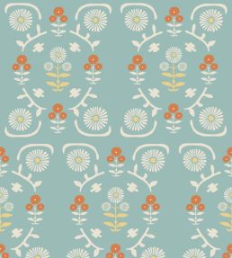 Isolde Wallpaper by Borastapeter Blue