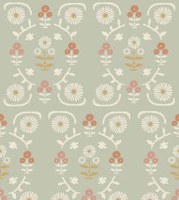 Isolde Wallpaper by Borastapeter Green