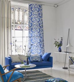 Isolotto Fabric by Designers Guild Cobalt