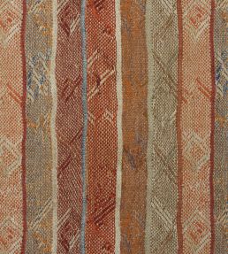 Isthmus Fabric by Andrew Martin Brick Chocolate