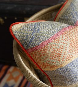 Isthmus Fabric by Andrew Martin Brick Green