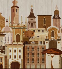 Italianate Mural by Mini Moderns Marquetry