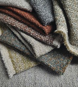 Ithaque Fabric by Casamance Anthracite/Multico