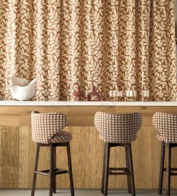 Ivy Fabric by Casamance Orange