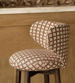 Ivy Fabric by Casamance Orange