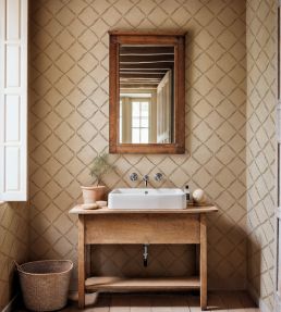 Ivy Garland Wallpaper by Coordonne Prune
