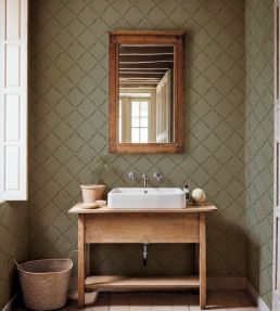 Ivy Garland Wallpaper by Coordonne Sage