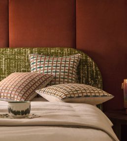 Ivy Cushion 45 x 45cm by Maison Casamance Vert