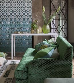 Jabot Fabric by Designers Guild Cobalt