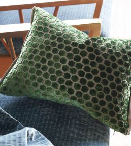 Jabot Cushion 30 x 40cm by Designers Guild Emerald