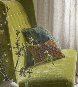 Jabot Fabric by Designers Guild Mustard