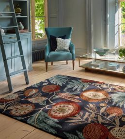 Sanderson Jackfruit rug Turmeric/Indigo 48660-148708140200 Turmeric/Indigo