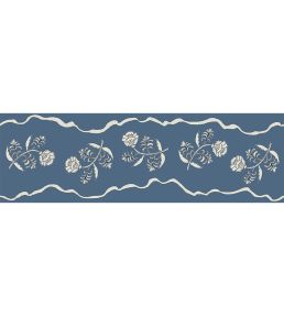 Jaipur Border 5cm Wallpaper by Parker & Jules Day Blue