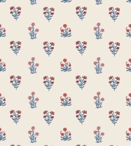 Jaipur Flower Wallpaper by DADO 01 Ruby