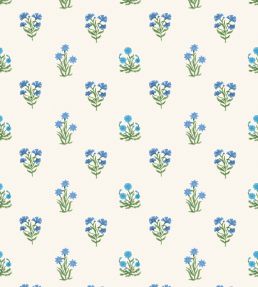 Jaipur Flower Wallpaper by DADO 02 Sapphire