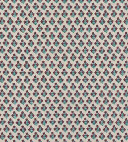 Jaipur Poppy Fabric by GP & J Baker Red/Blue