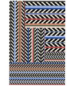 Christian Lacroix Jaipur Stripe rug Azur RUGCL0357 Azur