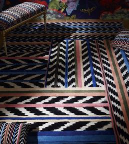 Christian Lacroix Jaipur Stripe rug Azur RUGCL0357 Azur